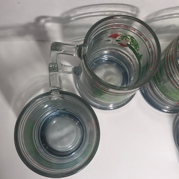 Set of 4 NWOT Vtg Crystal Princess House Gulf Mugs - Picture 7 of 8